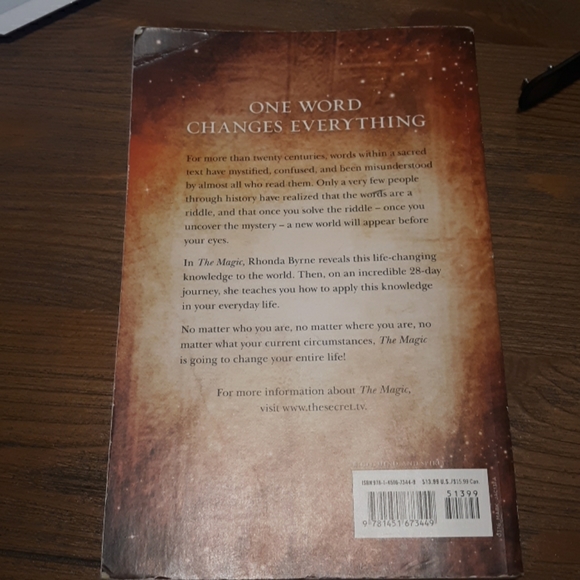 THE MAGIC BY RHONDA BYNE BOOK - Picture 2 of 5